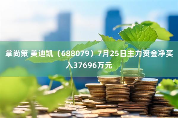 掌尚策 美迪凯(688079)7月25日主力资金净买入37696万元